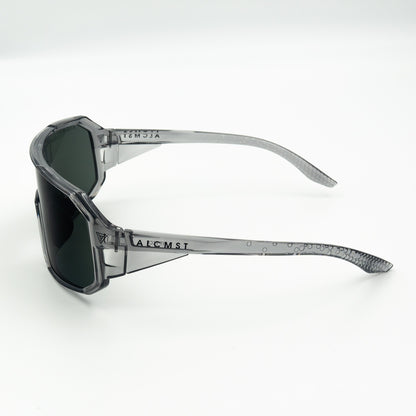 ALCMST® PIT-TECH Clear Grey Frame/Black Polarised New Lens coatings from USA