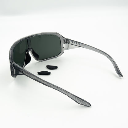 ALCMST® PIT-TECH Clear Grey Frame/Black Polarised New Lens coatings from USA